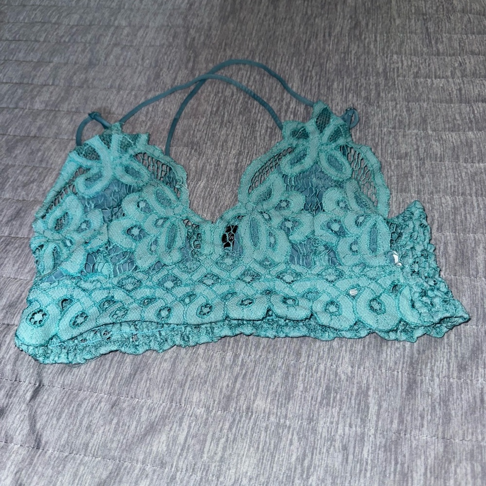 Anna Grace Blue Lace Bandeau